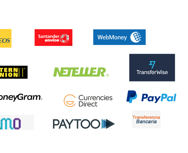 ¿Cuáles son las diferentes maneras de enviar dinero a otra persona?